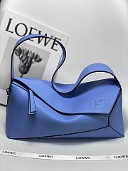 Loewe Puzzle Hobo Bag Blue Size 28x10x5CM - 3