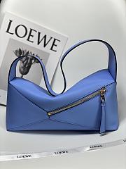 Loewe Puzzle Hobo Bag Blue Size 28x10x5CM - 5