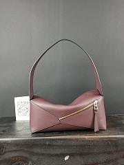 Loewe Puzzle Hobo Bag Purple Size 28x10x5CM - 5