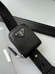 Prada Antique Top Handle Bag Black 24x12.5x7cm - 3