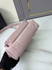 Prada Antique Top Handle Bag Pink 24x12.5x7cm - 4