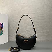 Prada Arqué Leather Cognac Black 22x18x6CM - 1