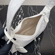 Prada White Re-Edition 2000 Re-Nylon 23x13x5cm - 3