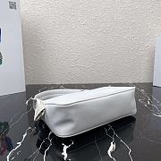 Prada White Re-Edition 2000 Re-Nylon 23x13x5cm - 4