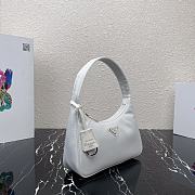 Prada White Re-Edition 2000 Re-Nylon 23x13x5cm - 2