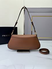 Prada Brown Maternity Bag with Pointed Lock 25CM - 5