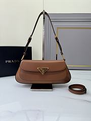 Prada Brown Maternity Bag with Pointed Lock 25CM - 4