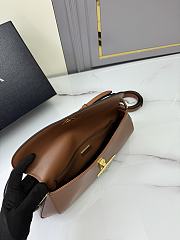 Prada Brown Maternity Bag with Pointed Lock 25CM - 3