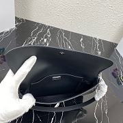 Prada Cleo Brushed Leather Black 31x18x4.5cm - 5