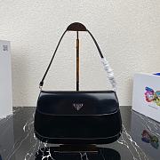 Prada Cleo Brushed Leather Black 31x18x4.5cm - 4