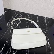 Prada Cleo Brushed Leather White 31x18x4.5cm - 4