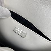 Prada Cleo Brushed Leather White 31x18x4.5cm - 2