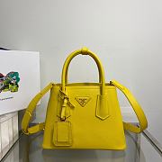 Prada Double Saffiano Yellow Size 26x19x12cm - 1