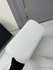 Prada Double Saffiano White Leather Tote Bag 25x18x12cm - 4