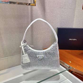 Prada Duchesse and Crystal White 22x17x6cm