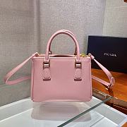 Prada Galleria Saffiano Pink Leather Micro 20x15x9cm - 3