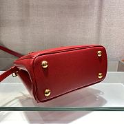Prada Galleria Saffiano Red Leather Micro 20x15x9cm - 5
