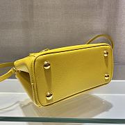 Prada Galleria Saffiano Yellow Leather Micro 20x15x9cm - 5