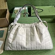 GG Deco Tote Bag White Size 43x28x8CM - 4