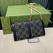 GG Denim Jackie 1961 Wallet on Chain Size 19x10x3CM - 6