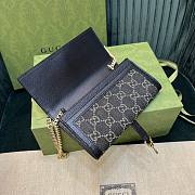 GG Denim Jackie 1961 Wallet on Chain Size 19x10x3CM - 4