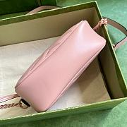 GG MARMONT MINI PINK BAG 634936 Size 18x12x6CM - 5