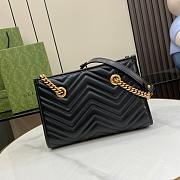 GG MARMONT SMALL TOTE BLACK Size 26x18x12CM - 5