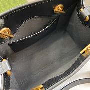 GG MARMONT SMALL TOTE BLACK Size 26x18x12CM - 2