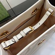 GG MARMONT SMALL TOTE WHITE Size 26x18x12CM - 2