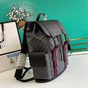 Gucci Backpack Supreme Black Grey Size 42x34cmx16cm - 3