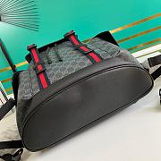 Gucci Backpack Supreme Black Grey Size 42x34cmx16cm - 6