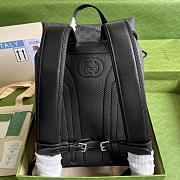 Gucci Backpack with Interlocking Black Size 43x26x18cm - 3