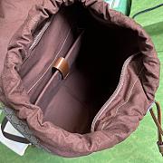 Gucci Backpack with Interlocking Brown Size 43x26x18cm - 4
