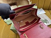 Gucci Bag in Red with Bee-Lock Monogram Size 25x17x13CM - 5