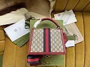 Gucci Bag in Red with Bee-Lock Monogram Size 25x17x13CM - 3