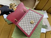 Gucci Bag in Red with Bee-Lock Monogram Size 25x17x13CM - 2