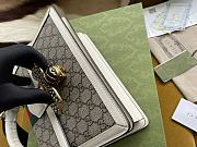 Gucci Bag in White with Bee-Lock Monogram Size 25x17x13CM - 3