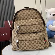 GUCCI BEIGE BACKPACK LOGO 800265 Size 40x36x23cm - 5