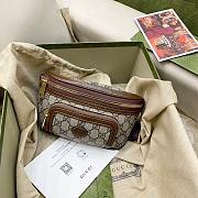 Gucci Belt Bag GG Supreme Ebony Size 24x13x5CM - 1