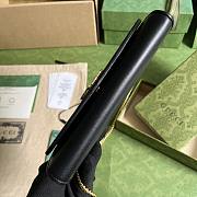 Gucci Blondie Continental Chain Black Size 21x10.5CM - 5