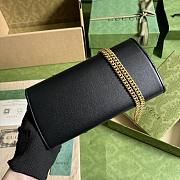 Gucci Blondie Continental Chain Black Size 21x10.5CM - 3