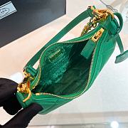 Prada Re-Edition 1995 Green Bag 22x18x6cm - 2