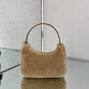 Prada Re-Edition 2000 Beige Wool 22x12x6cm - 6