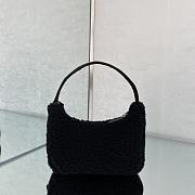 Prada Re-Edition 2000 Black Wool 22x12x6cm - 6