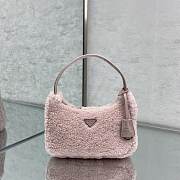 Prada Re-Edition 2000 Pink Wool 22x12x6cm - 3