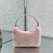 Prada Re-Edition 2000 Pink Wool 22x12x6cm - 2
