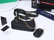 Prada Re-Edititon 2005 Re-Nylon Black Gold 22x12x6cm - 5
