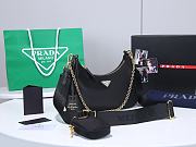 Prada Re-Edititon 2005 Re-Nylon Black Gold 22x12x6cm - 3