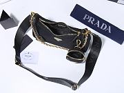 Prada Re-Edititon 2005 Re-Nylon Black Gold 22x12x6cm - 2
