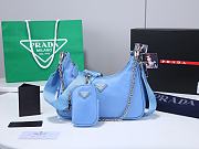 Prada Re-Edititon 2005 Re-Nylon Blue 22x12x6cm - 4